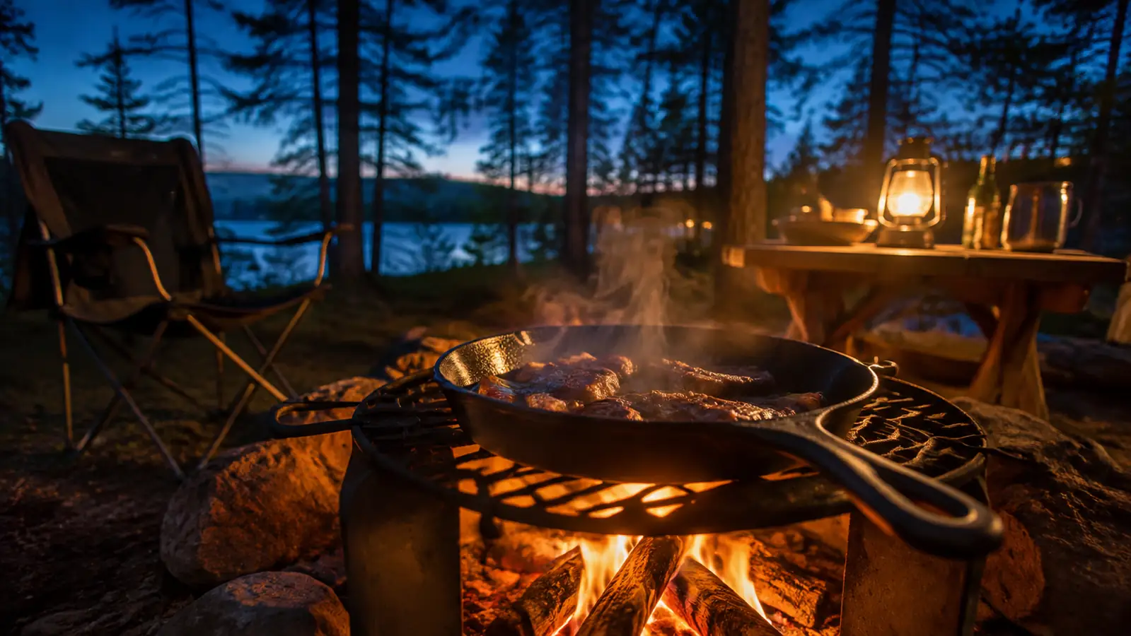 How to Cook Restaurant-Quality Meals at the Campsite With a Cast Iron Skillet